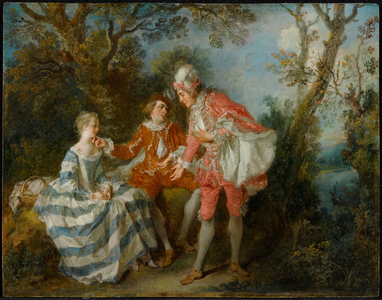 Two Friends by Nicolas Lancret