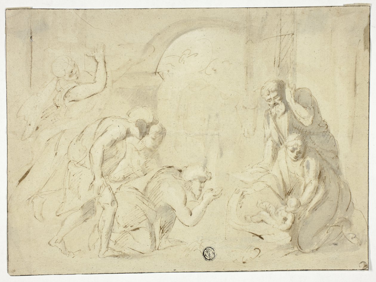 Adoration of the Shepherds by Nicolas Poussin