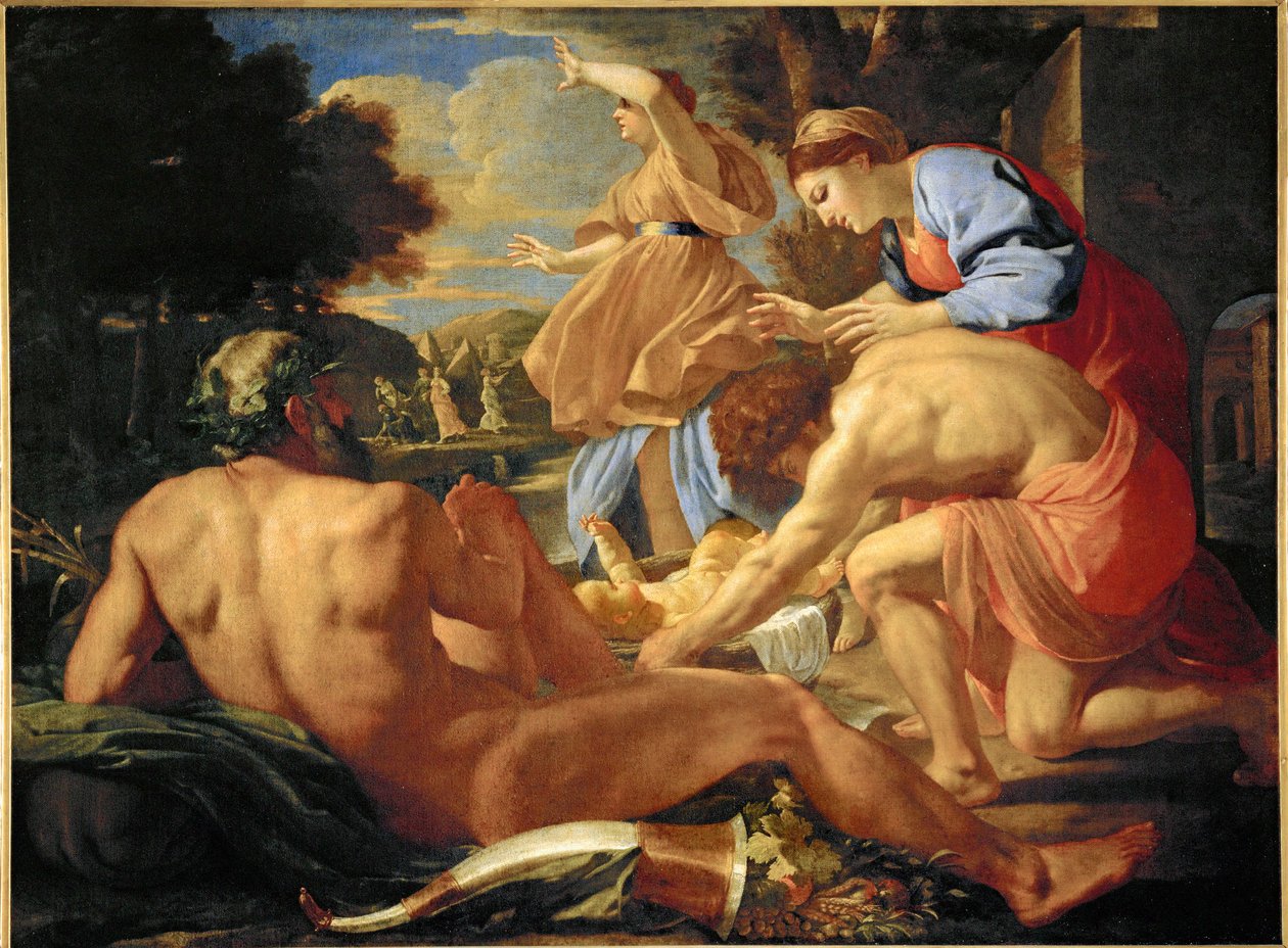 Moses Exposed by His Mother by Nicolas Poussin