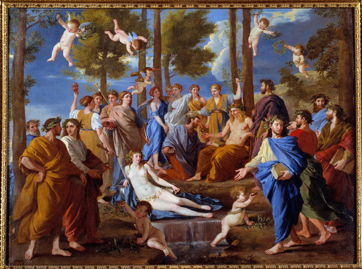 The Parnassus by Nicolas Poussin