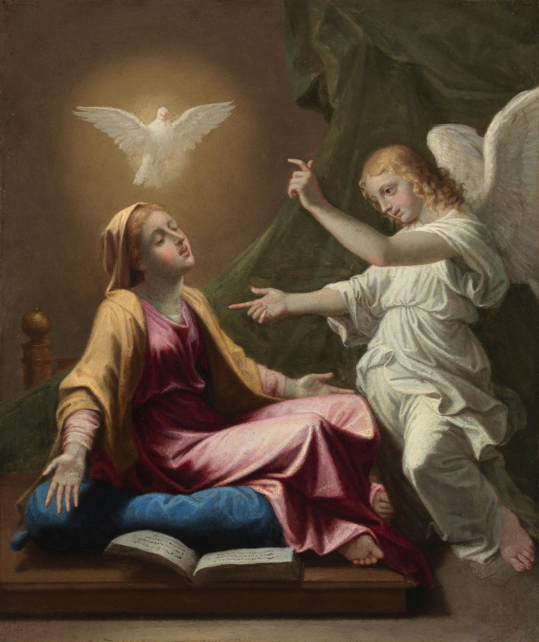 Annunciation by Nicolas Poussin