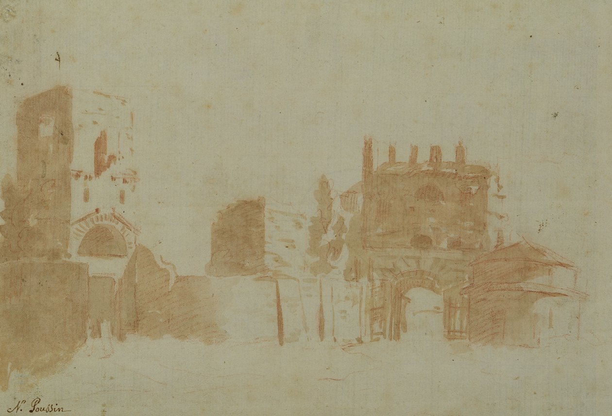 View of Rome by Nicolas Poussin: Buy fine art print
