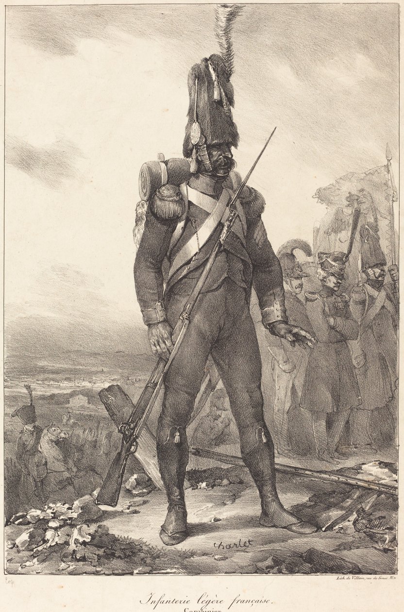 French Light Infantry, Carabinier by Nicolas Toussaint Charlet