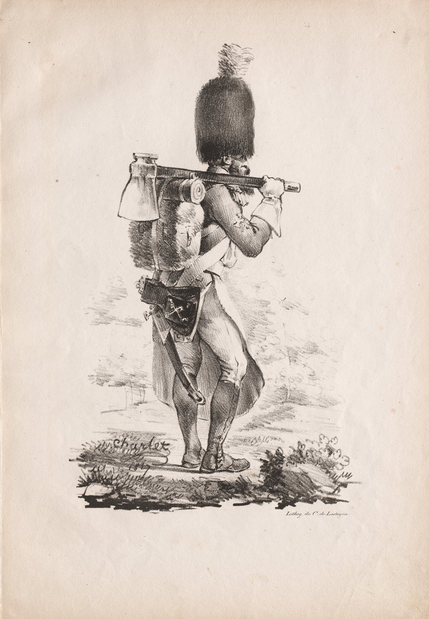 Military Costumes: Infantry Sapper by Nicolas Toussaint Charlet