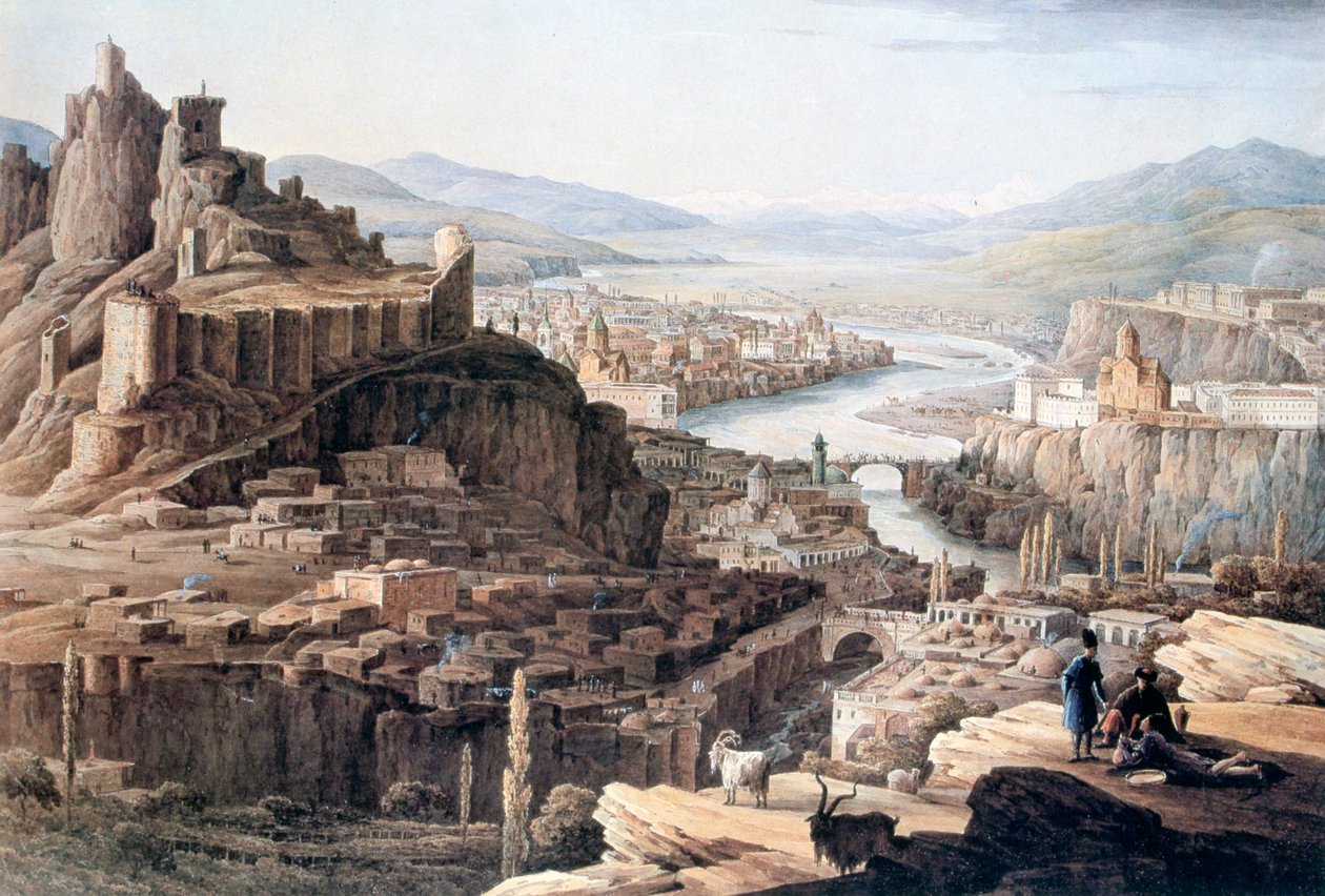 View of Tiflis by Nikandor Grigorievich Chernetsov