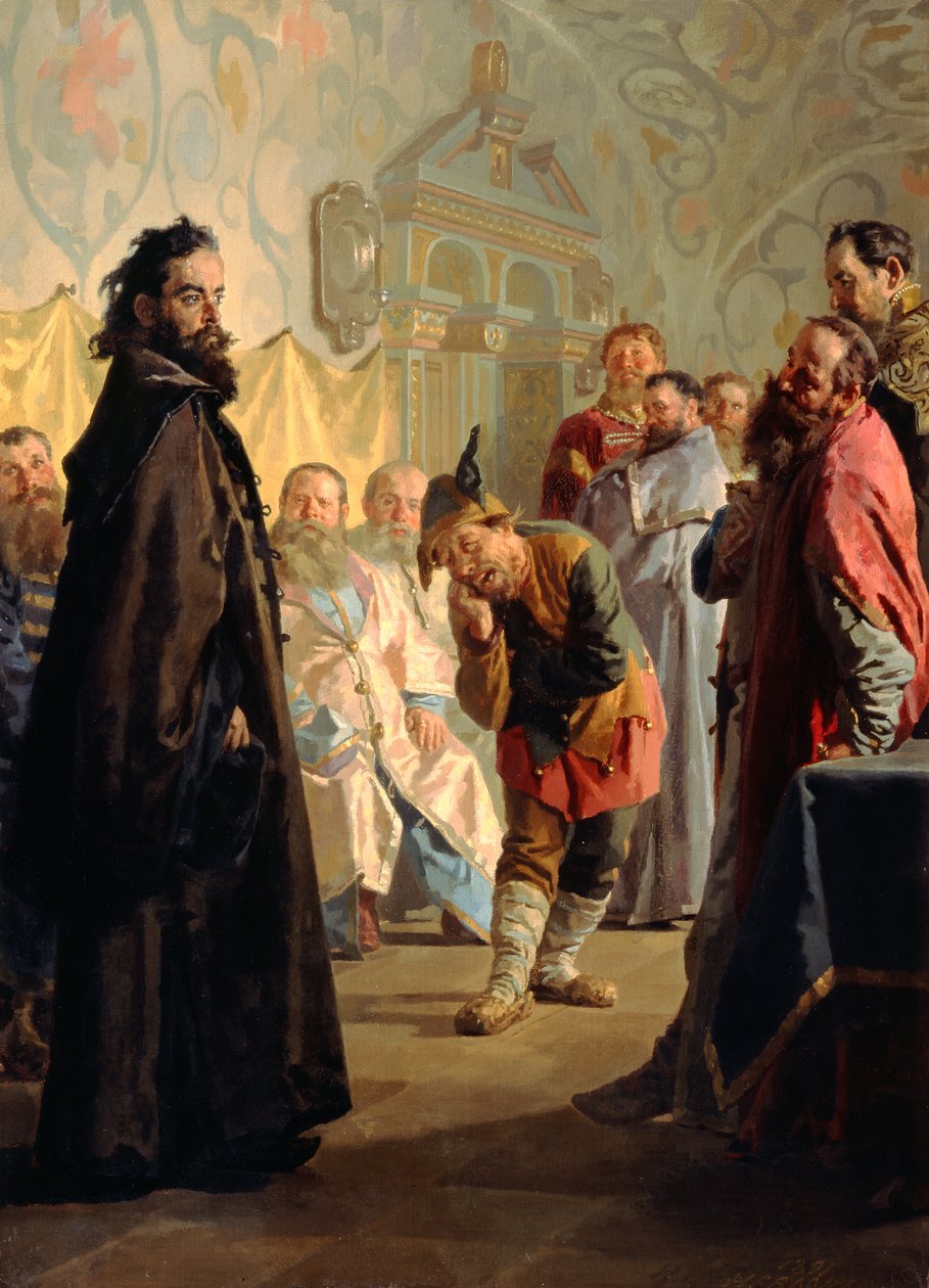 The Disgraced Boyar and a Jester, 1891 by Nikolai Vasilievich Nevrev