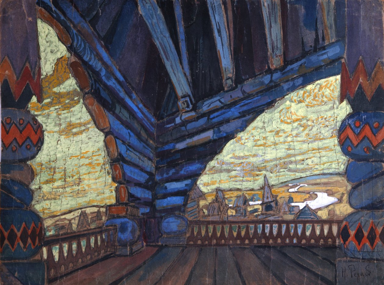 Gulbishche, 1900s by Nikolai Konstantinowitsch Roerich