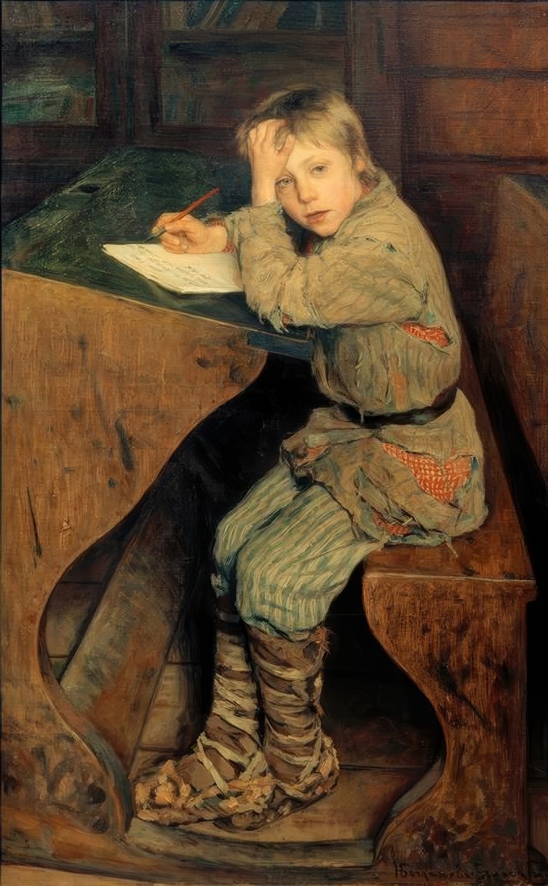 Sundays in a Village School by Nikolai P. Bogdanow Bjelski
