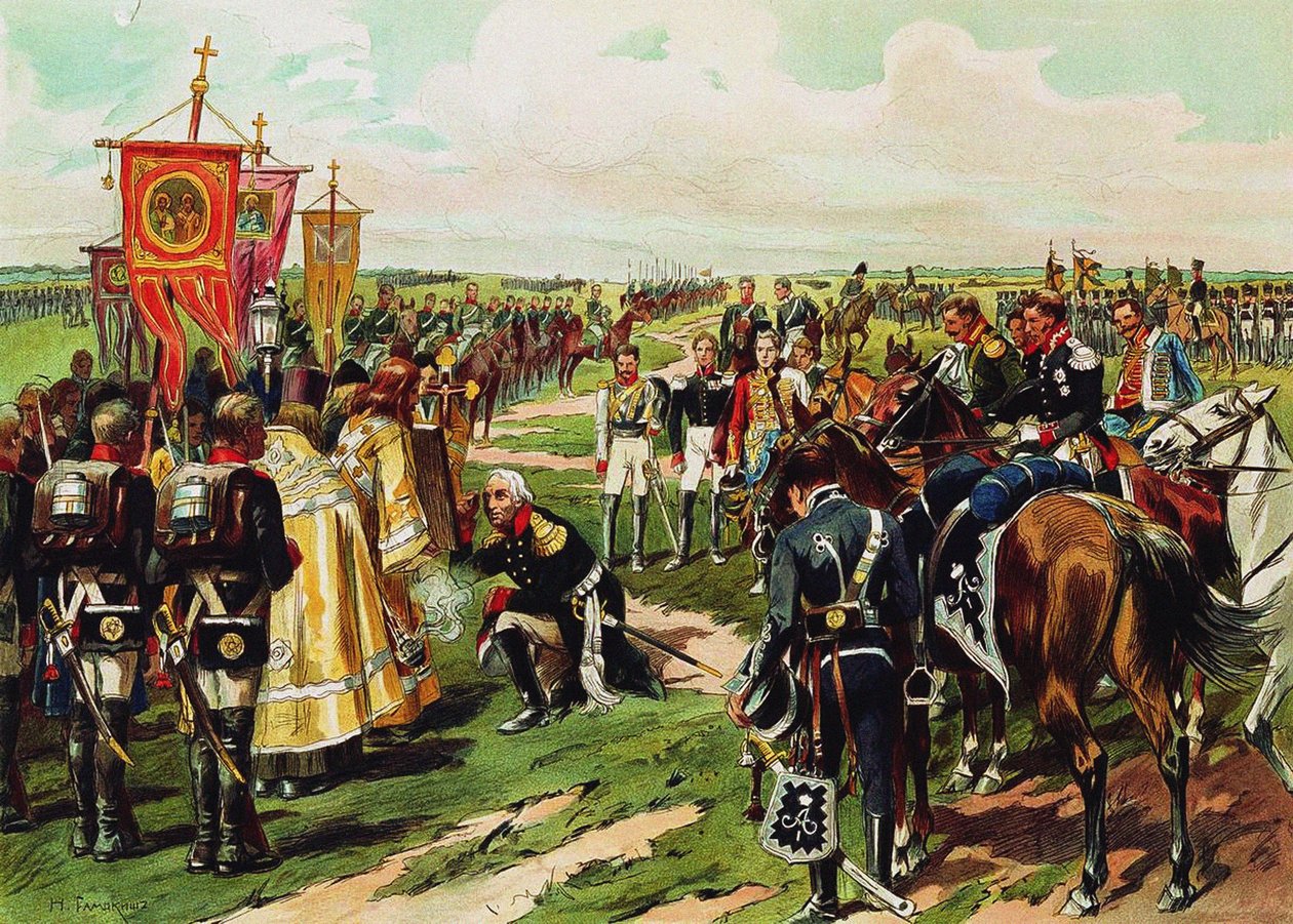 Marshal Mikhail Kutuzov before the Battle of Borodino by Nikolai Semyonovich Samokish