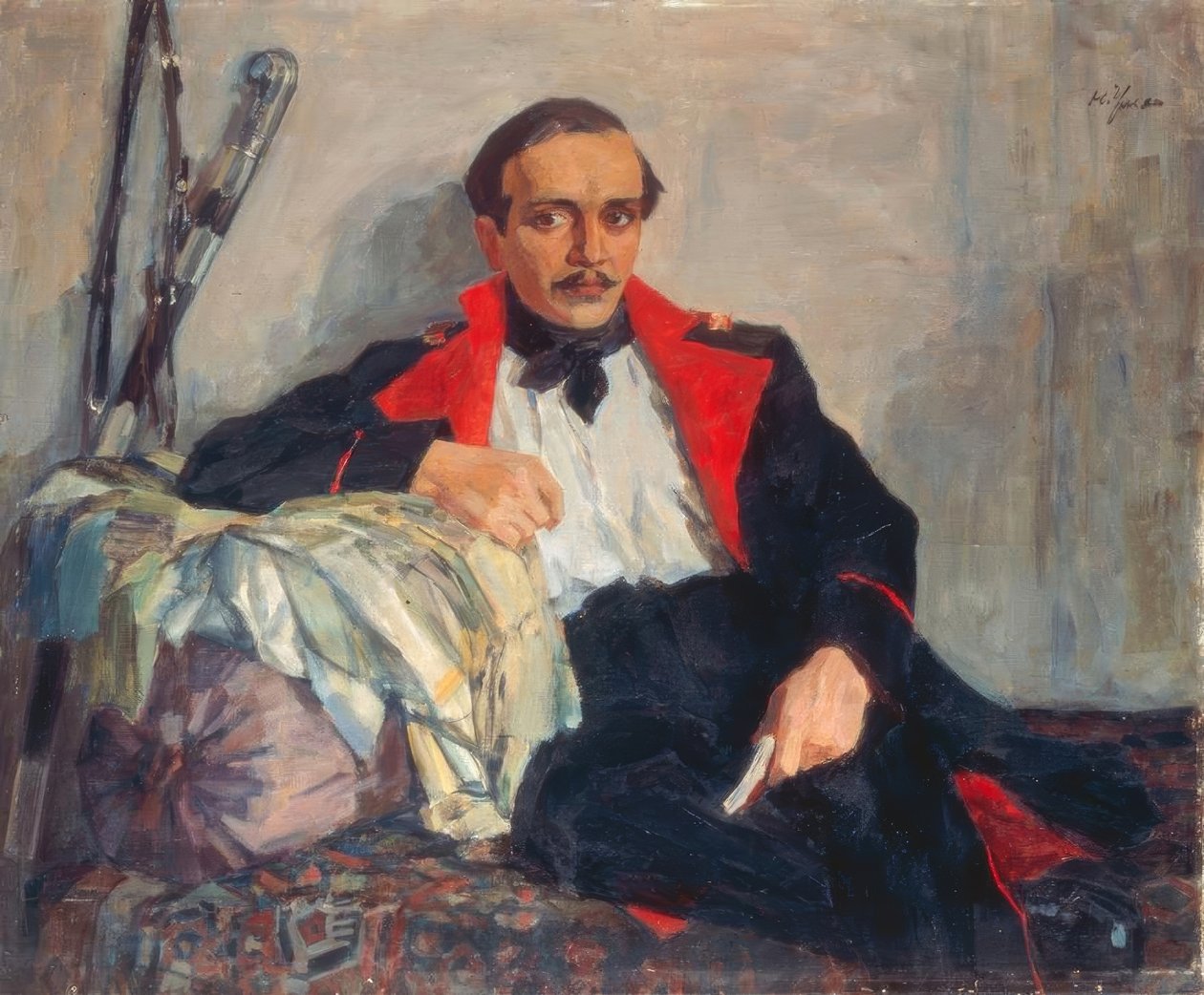 Portrait of the Poet Mikhail Lermontov