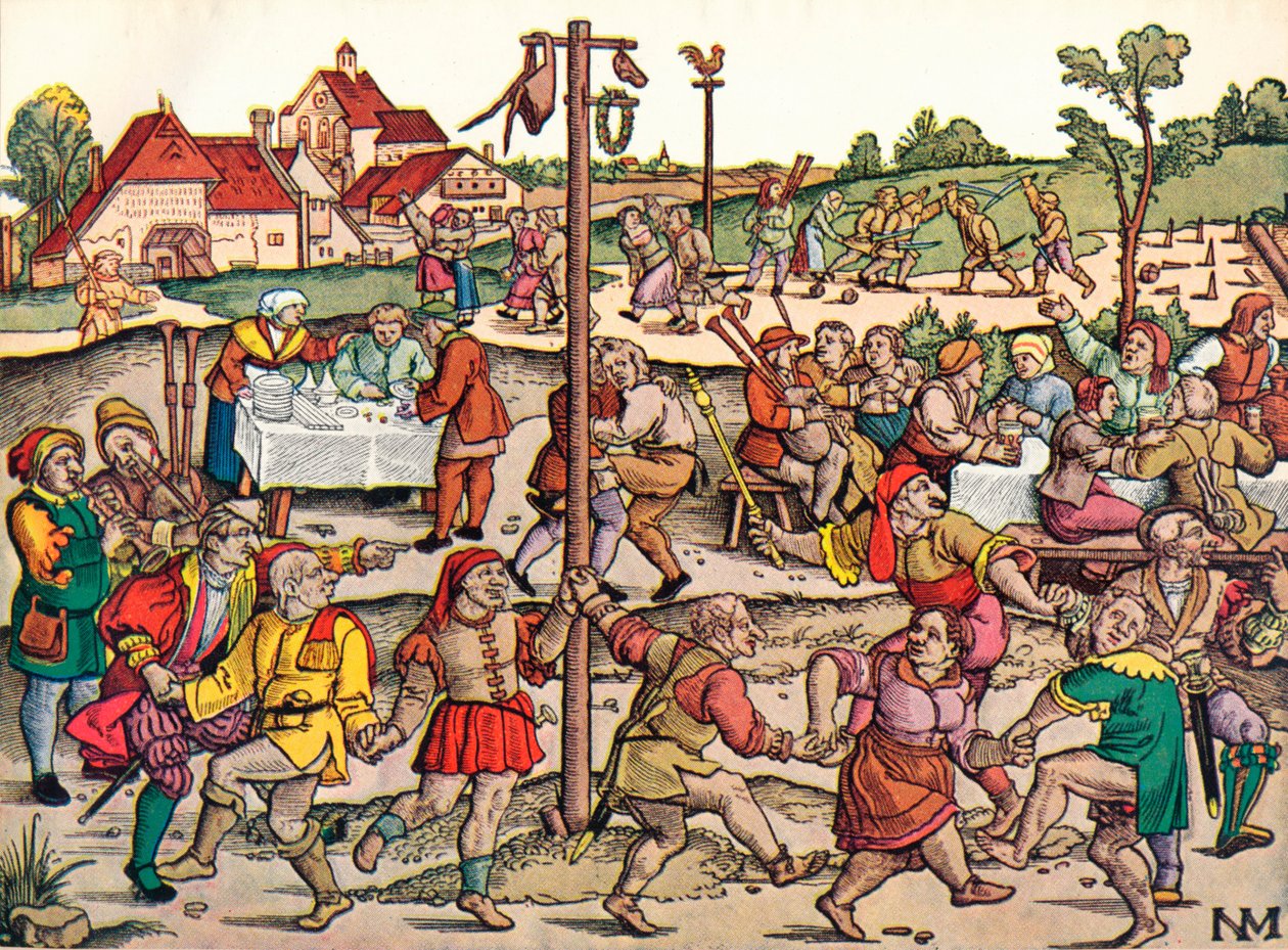 Villagers Celebration, c1530, 1949 by Nikolaus Meldemann
