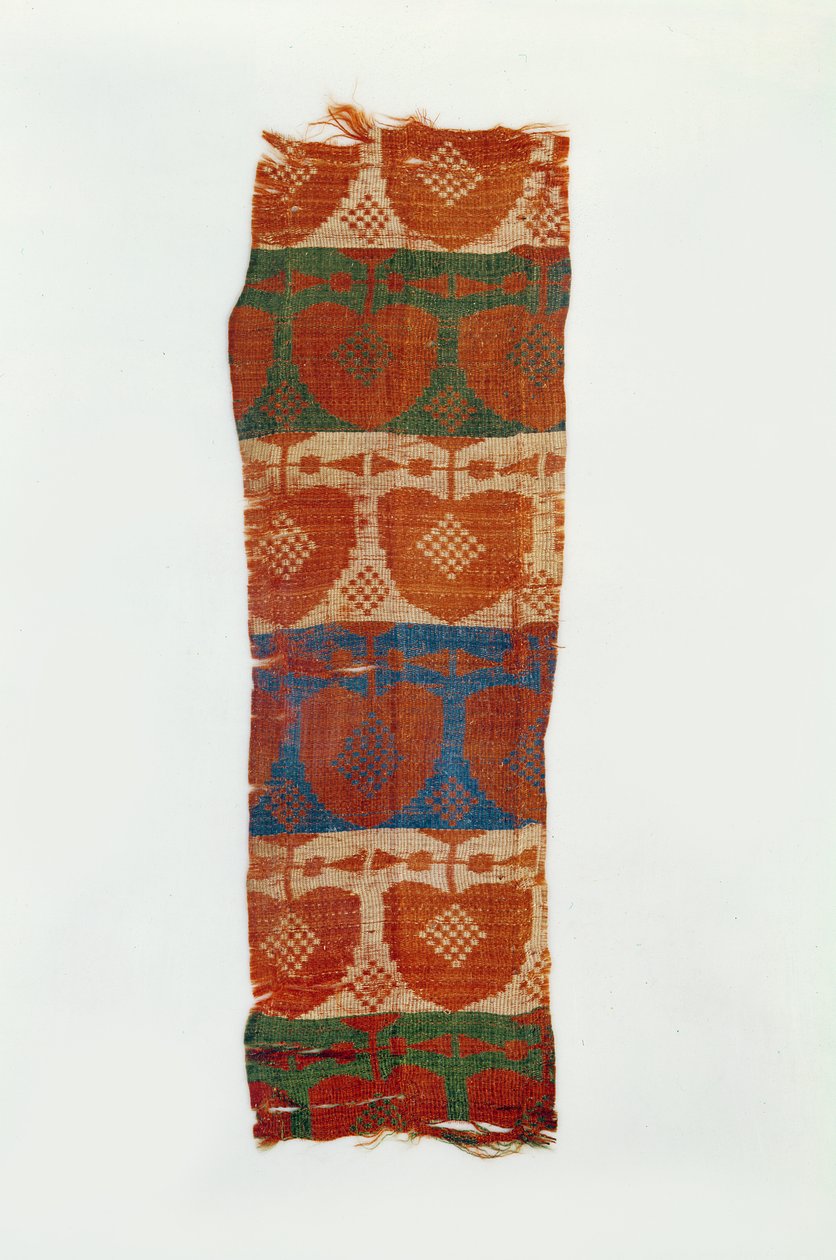Band with decorative motifs of stylised trees by Northern Wei Dynasty Chinese School