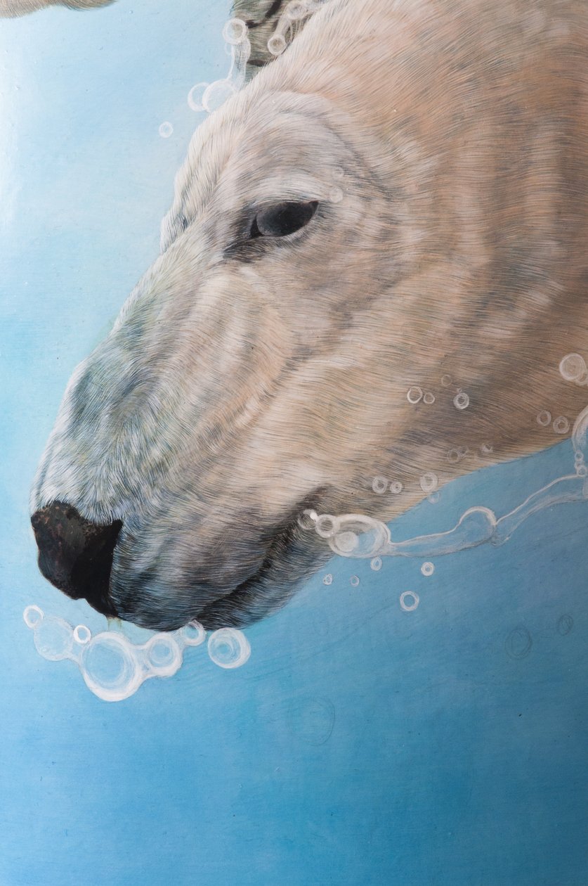 Polar bear ballet (detail) by Odile Kidd