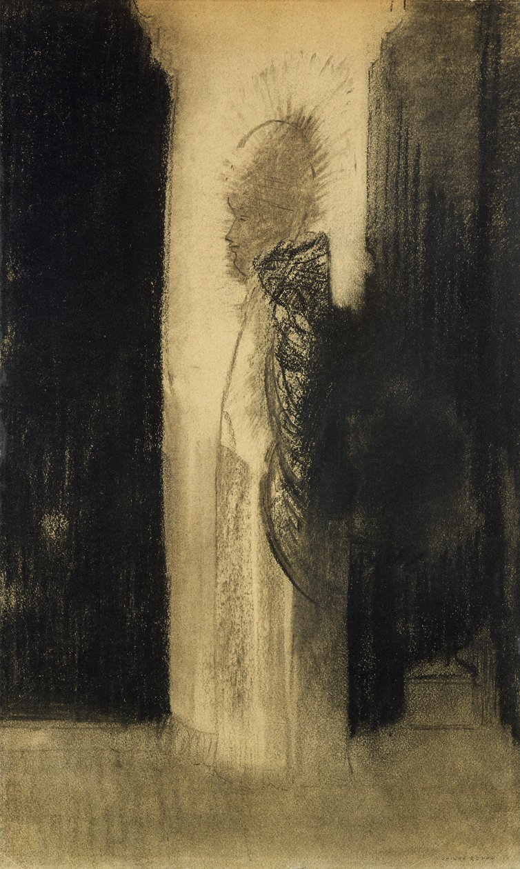 The Apparition, 1890-95 by Odilon Redon