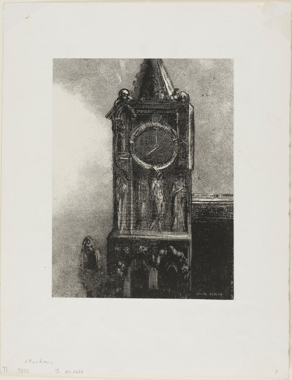 A Bell in the Tower Was Ringing the Hour, plate 4 from Edmond Picard