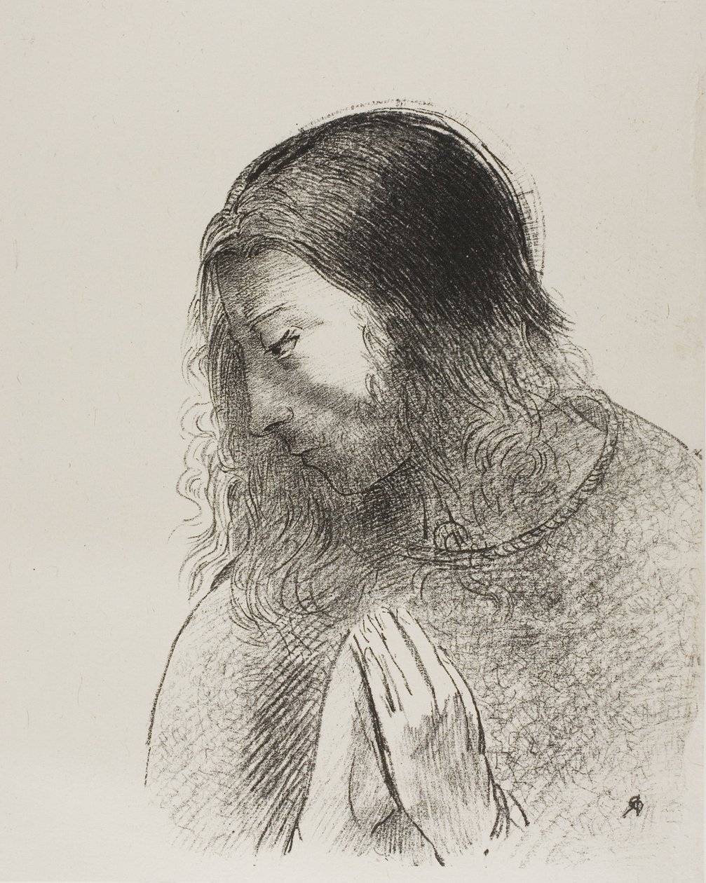 And I John Saw These Things, and Heard Them (plate 12 of 12) by Odilon Redon