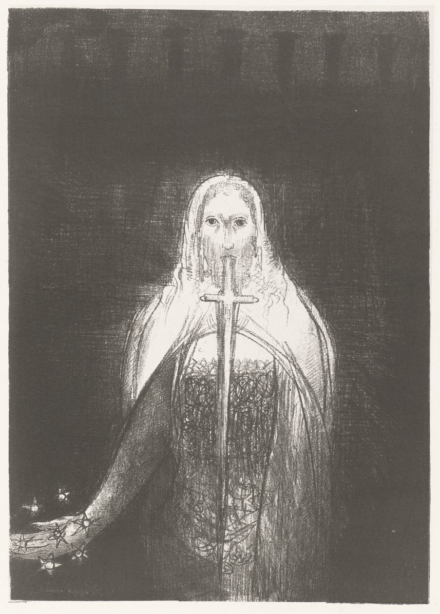 Christ with Stars in Hand (Apocalypse of Saint John) by Odilon Redon