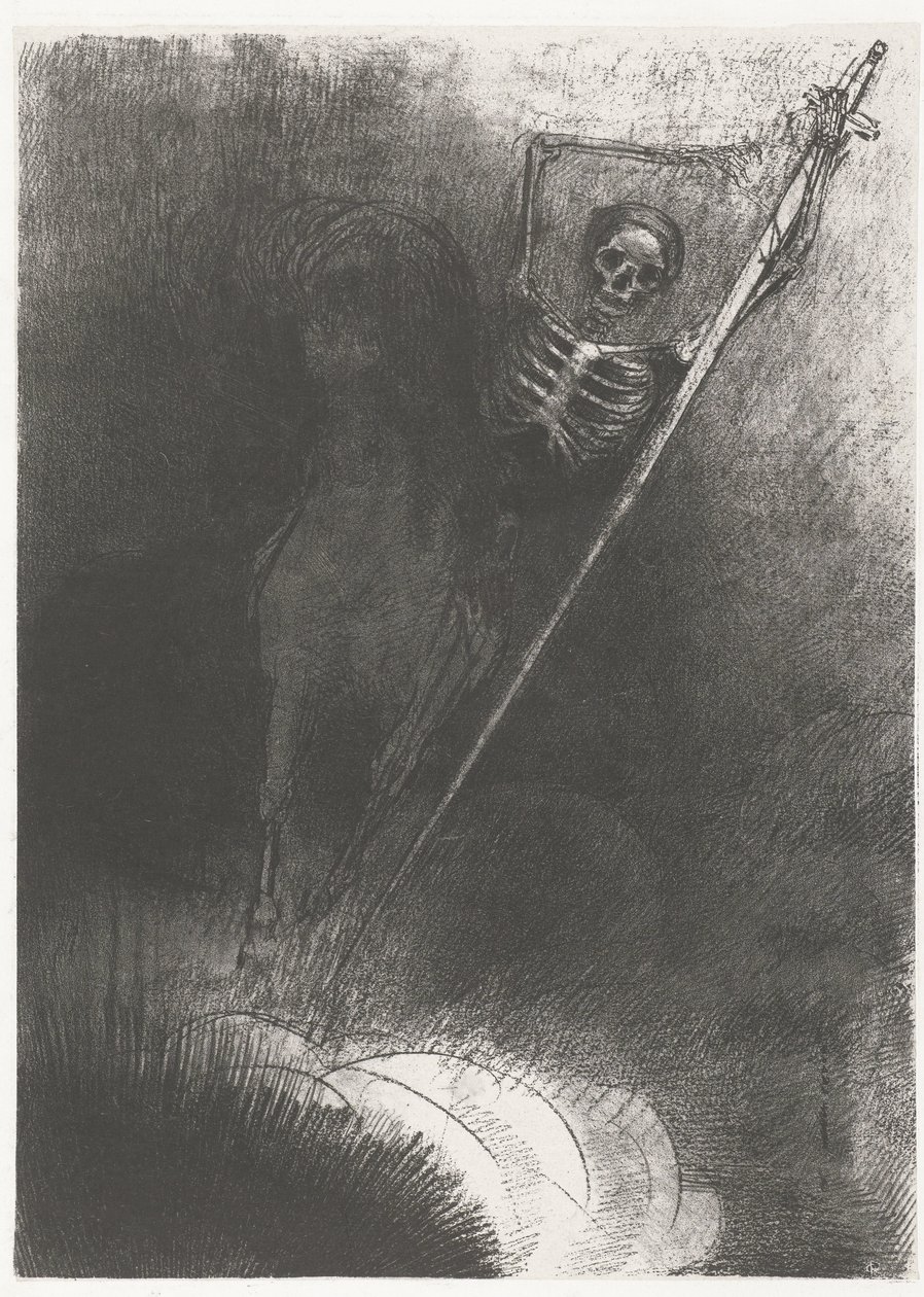 Death on Horseback by Odilon Redon
