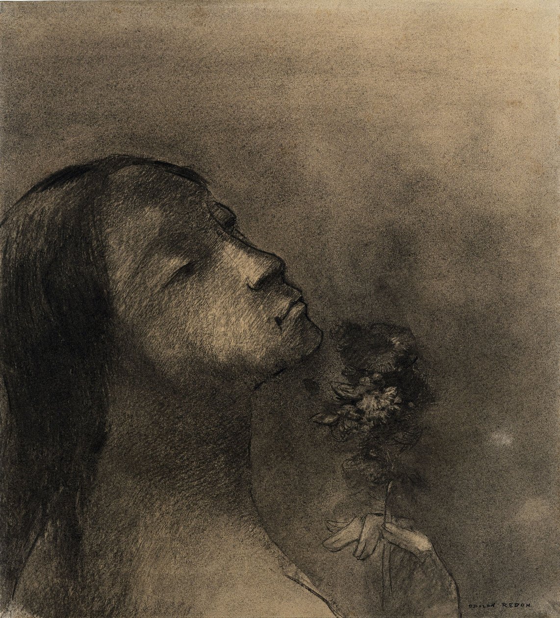 Flower of Evil by Odilon Redon