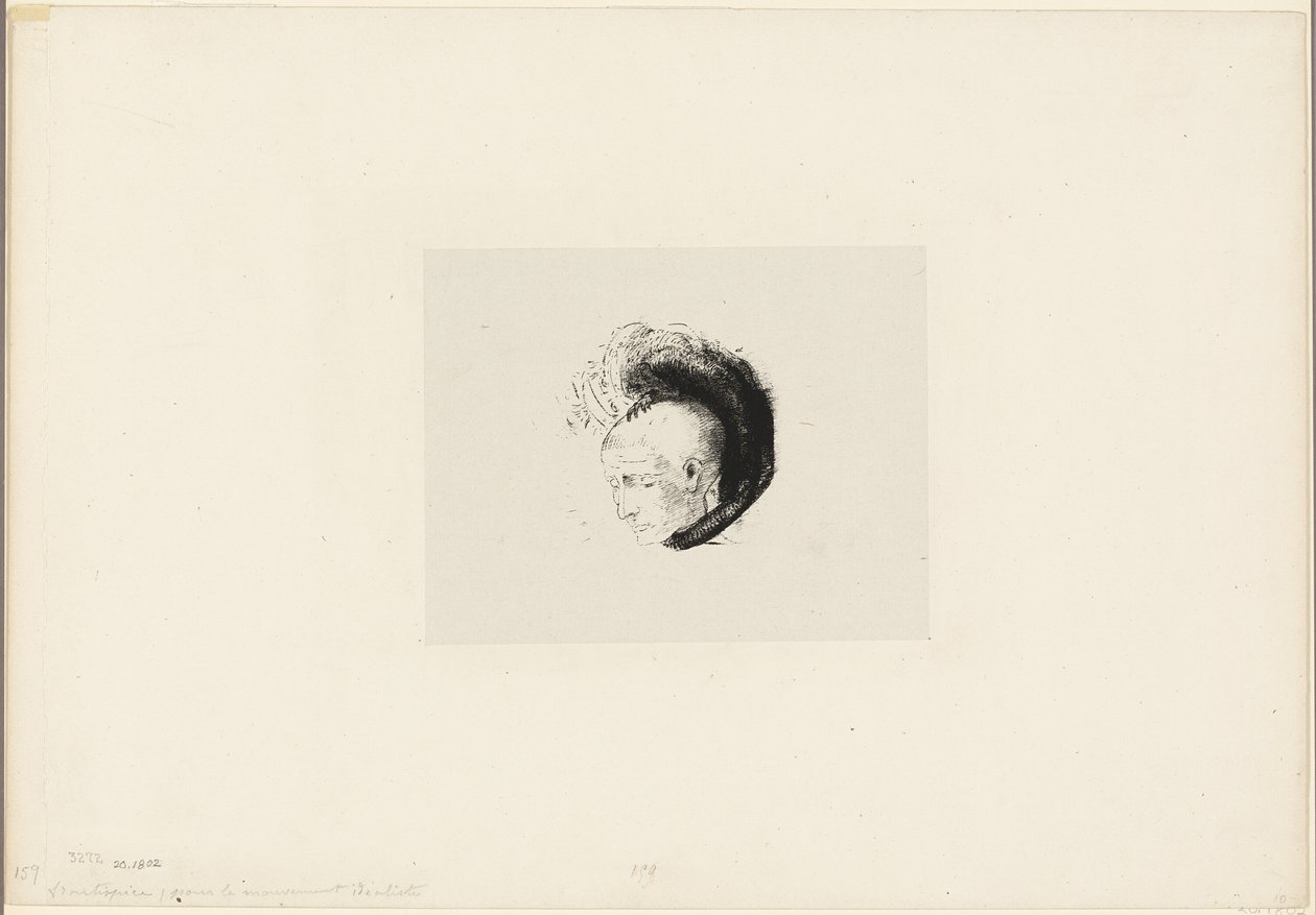 Frontispiece for The Idealist Movement in Painting by André Mellerio by Odilon Redon