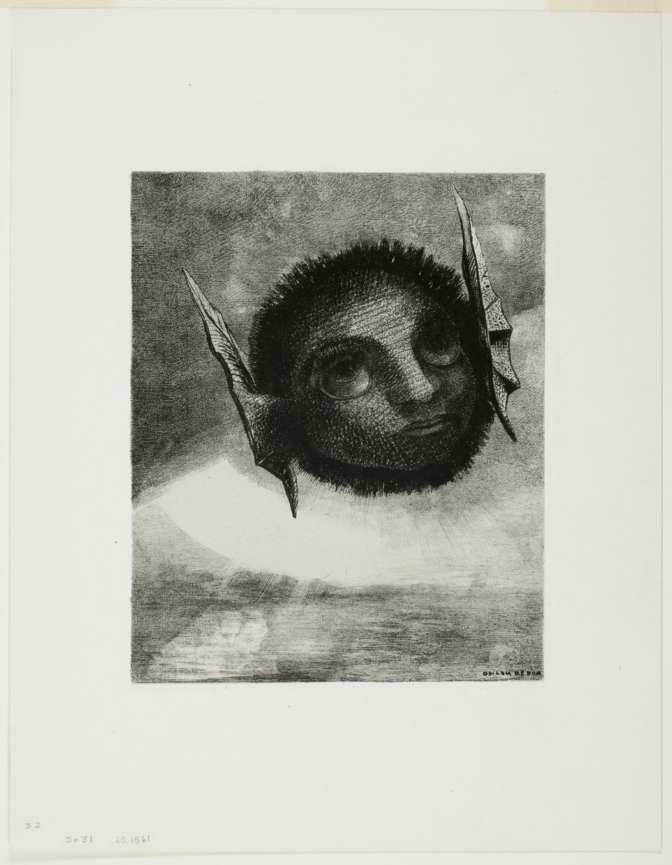 Gnome, plate six from In Dreams by Odilon Redon