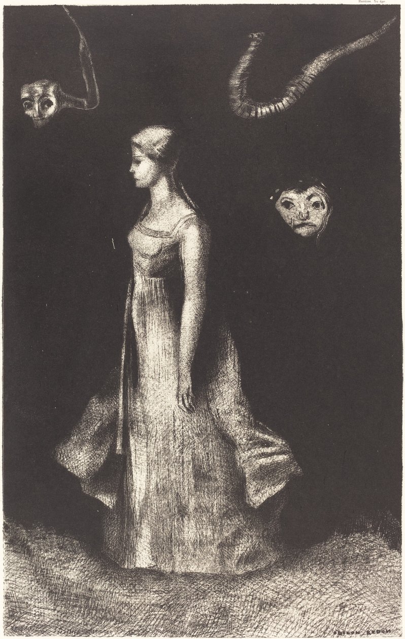 Obsession by Odilon Redon: Highest-quality art reproduction