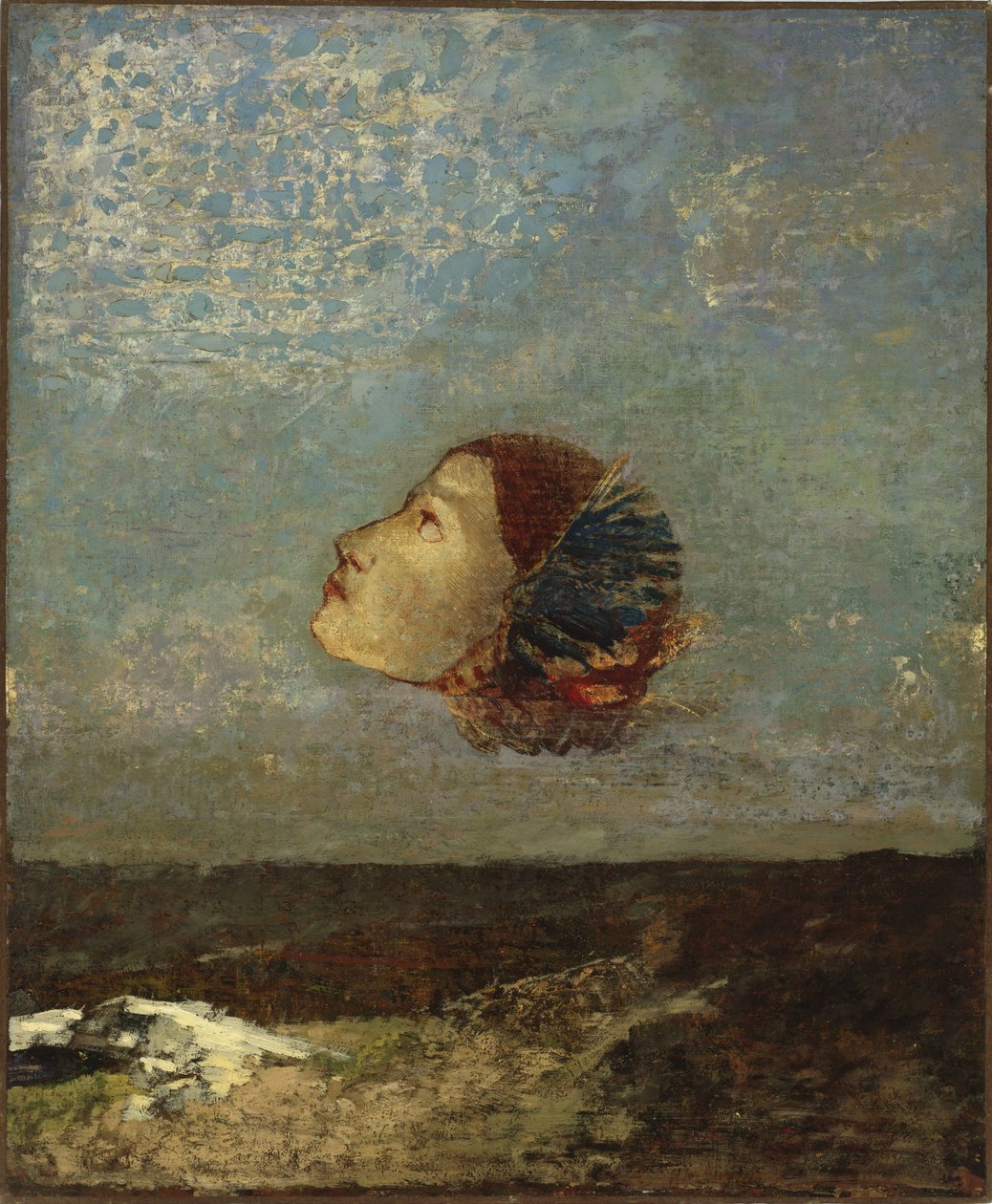 Homage to Goya by Odilon Redon