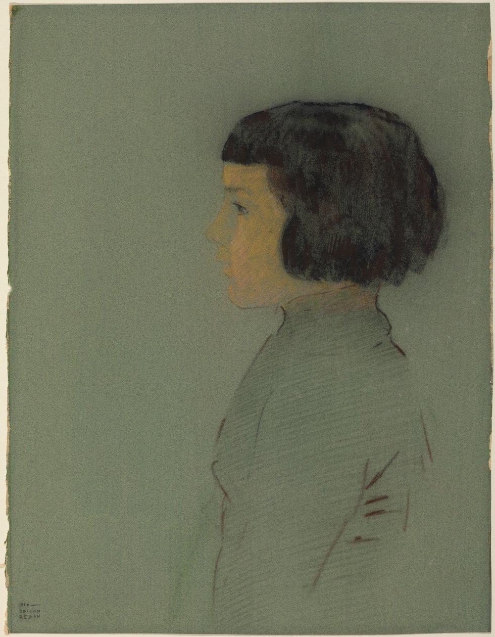 Léon Fayet (?) by Odilon Redon