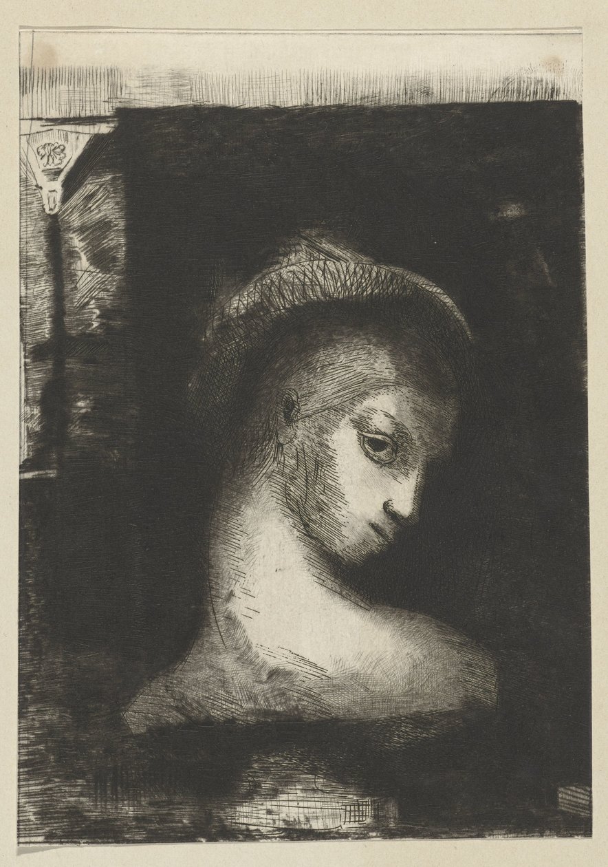 Perversity by Odilon Redon: Premium art reproduction