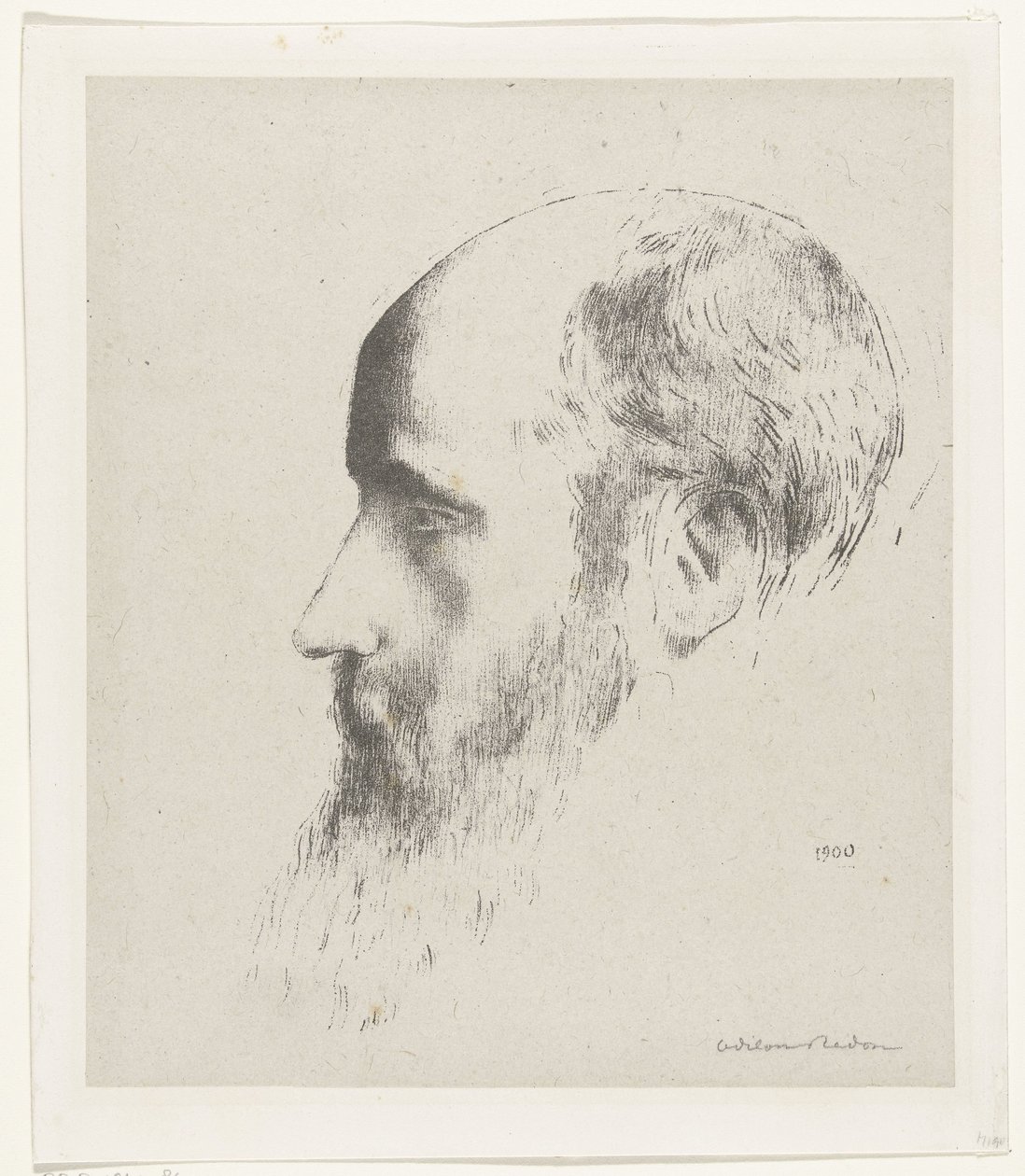 Portrait of Edouard Vuillard by Odilon Redon