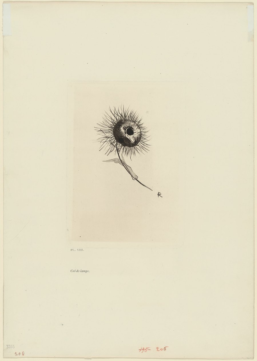 Tailpiece, plate 9 of 9 by Odilon Redon