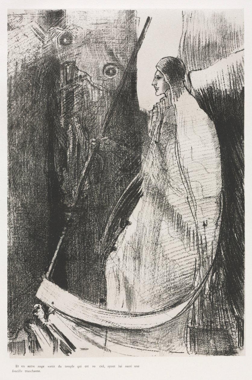 The Apocalypse of Saint John: And Another Angel Came Out of the Temple by Odilon Redon