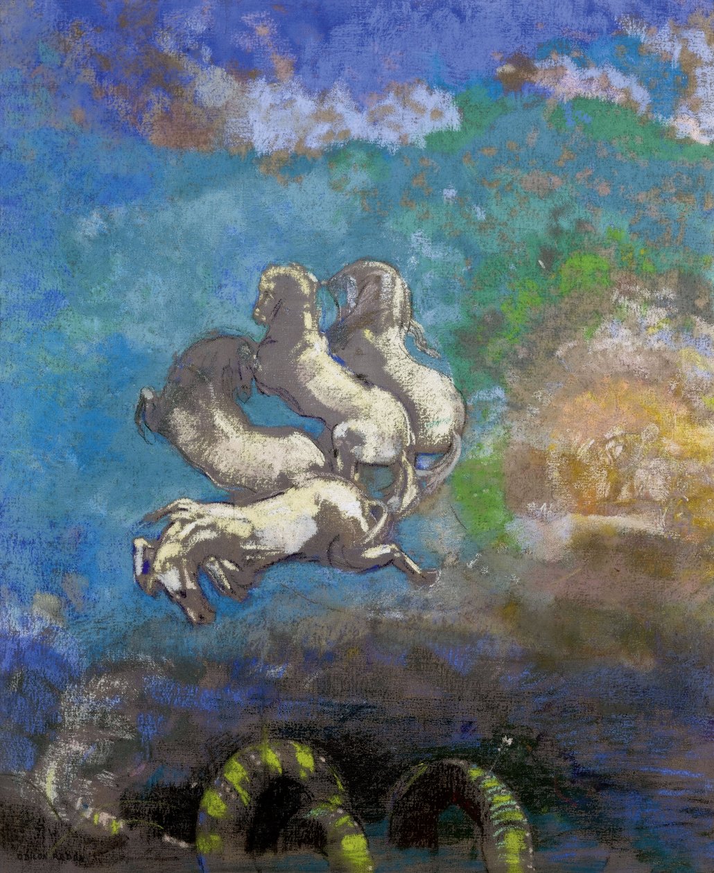 The Chariot of Apollo by Odilon Redon: Buy fine art print