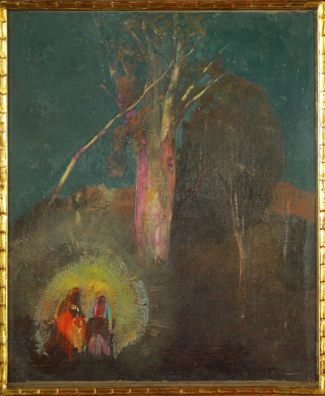 The Flight to Egypt by Odilon Redon