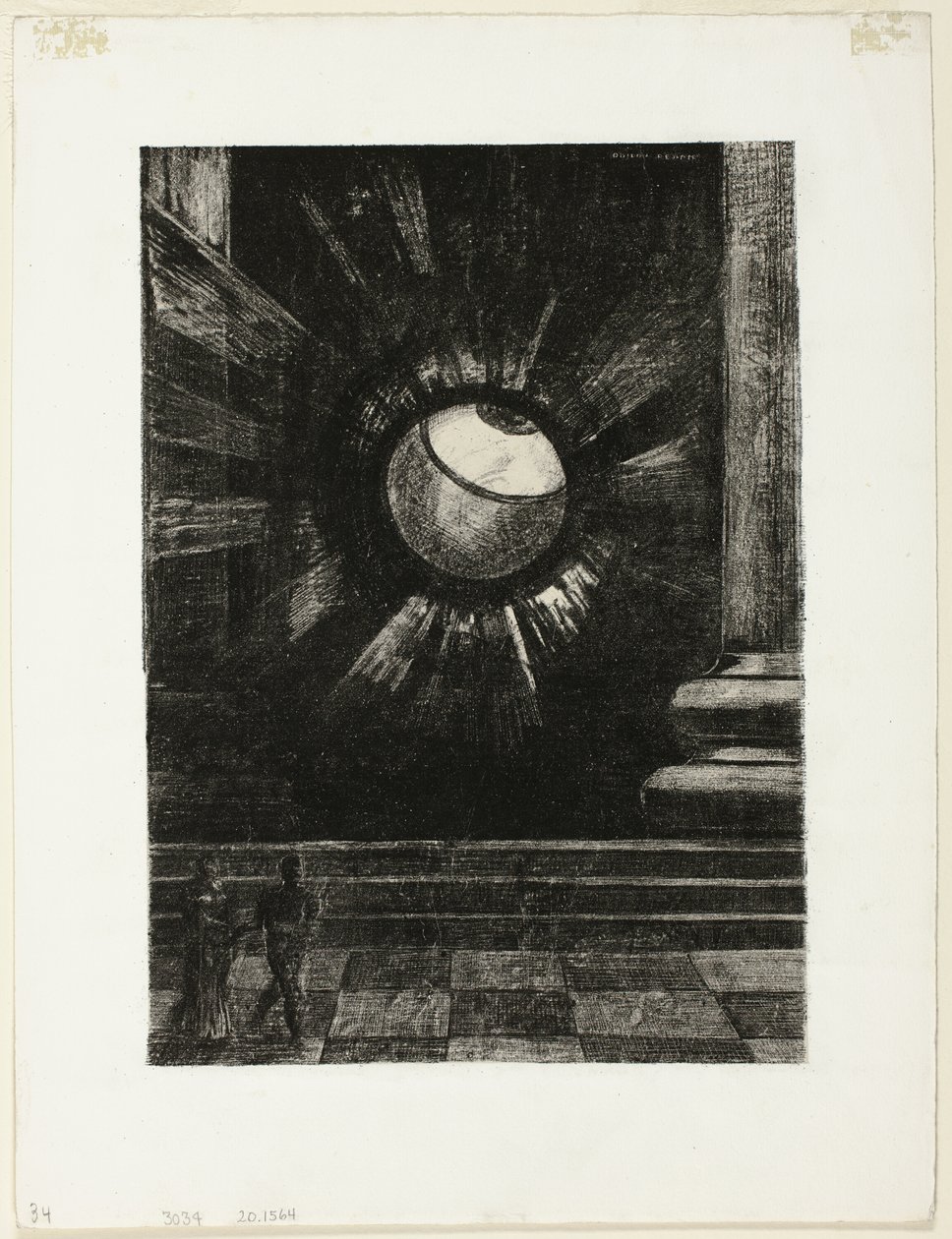Vision, plate eight from In Dreams by Odilon Redon
