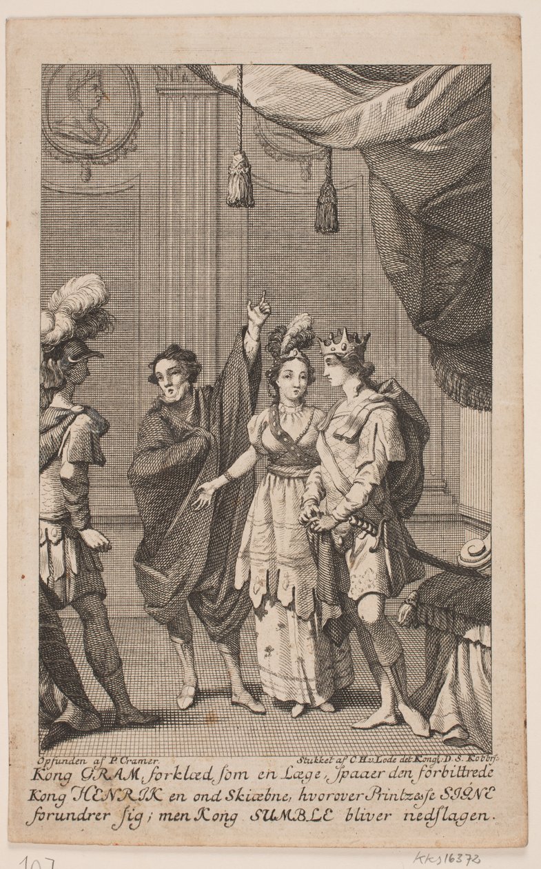 Illustration for N. K. Bredal, "Gram and Signe" by Odvardt Helmoldt de Lode