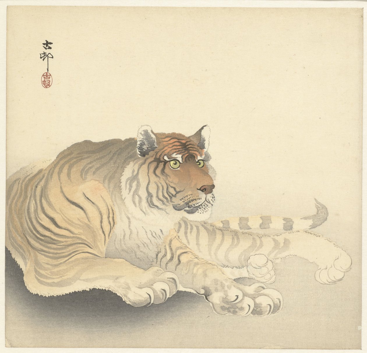 Tiger by Ohara Koson