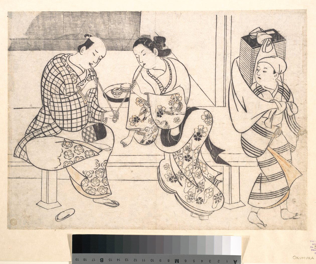 Amorous Couple by Okumura Masanobu