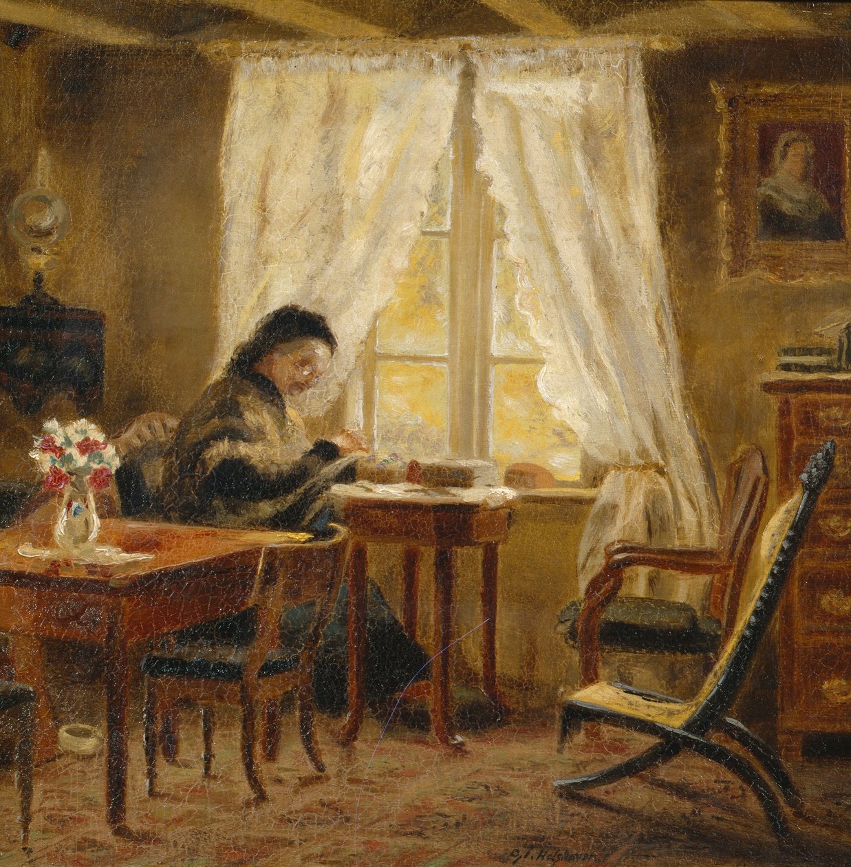 The Artist's Mother in the Living Room, Holskogen