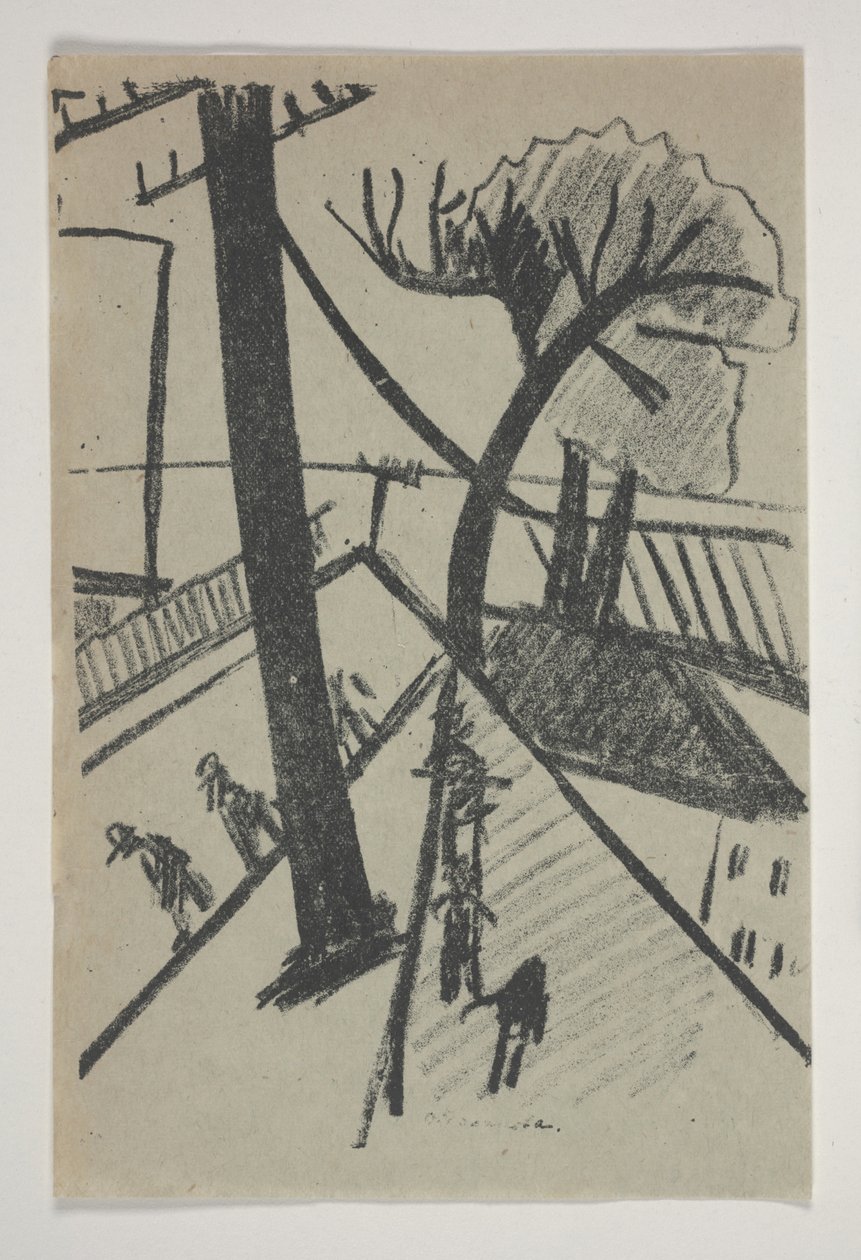 Untitled (Futurist City Scene) from 