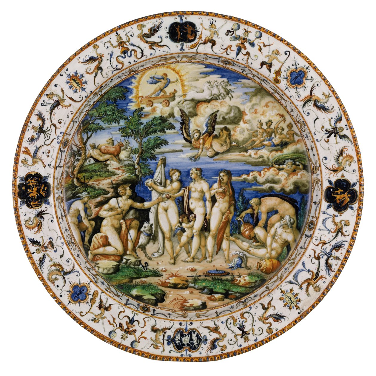 The Judgment of Paris by Orazio Fontana