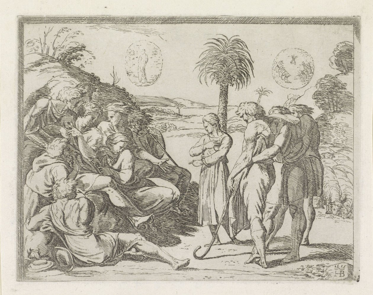 Joseph Telling His Dreams to His Brothers by Orazio Borgianni