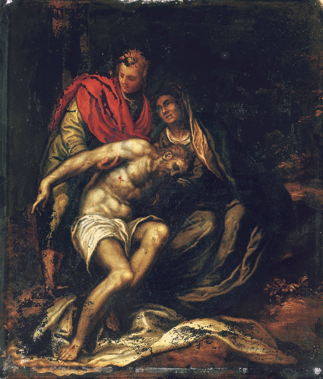 The Lamentation by Orazio Farinati