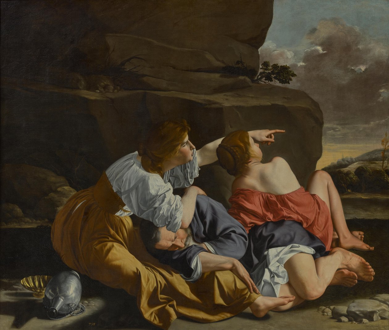 Lot and His Daughters by Orazio Gentileschi