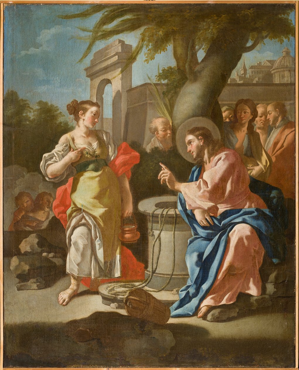 Jesus and the Samaritan Woman by Oronzo Tisio