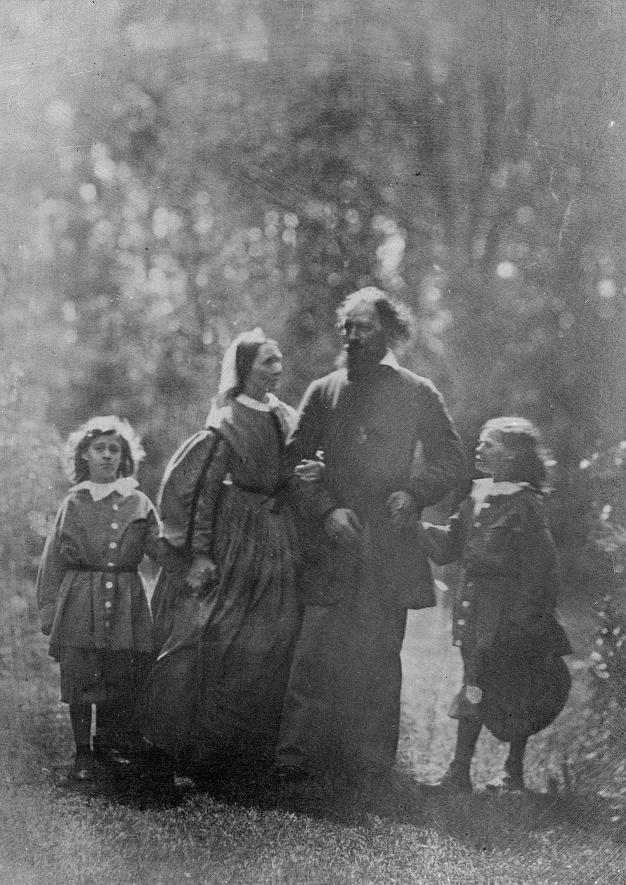 Alfred, Lord Tennyson with His Wife Emily and Two Sons, Hallam and Lionel by Oscar Gustav Rejlander