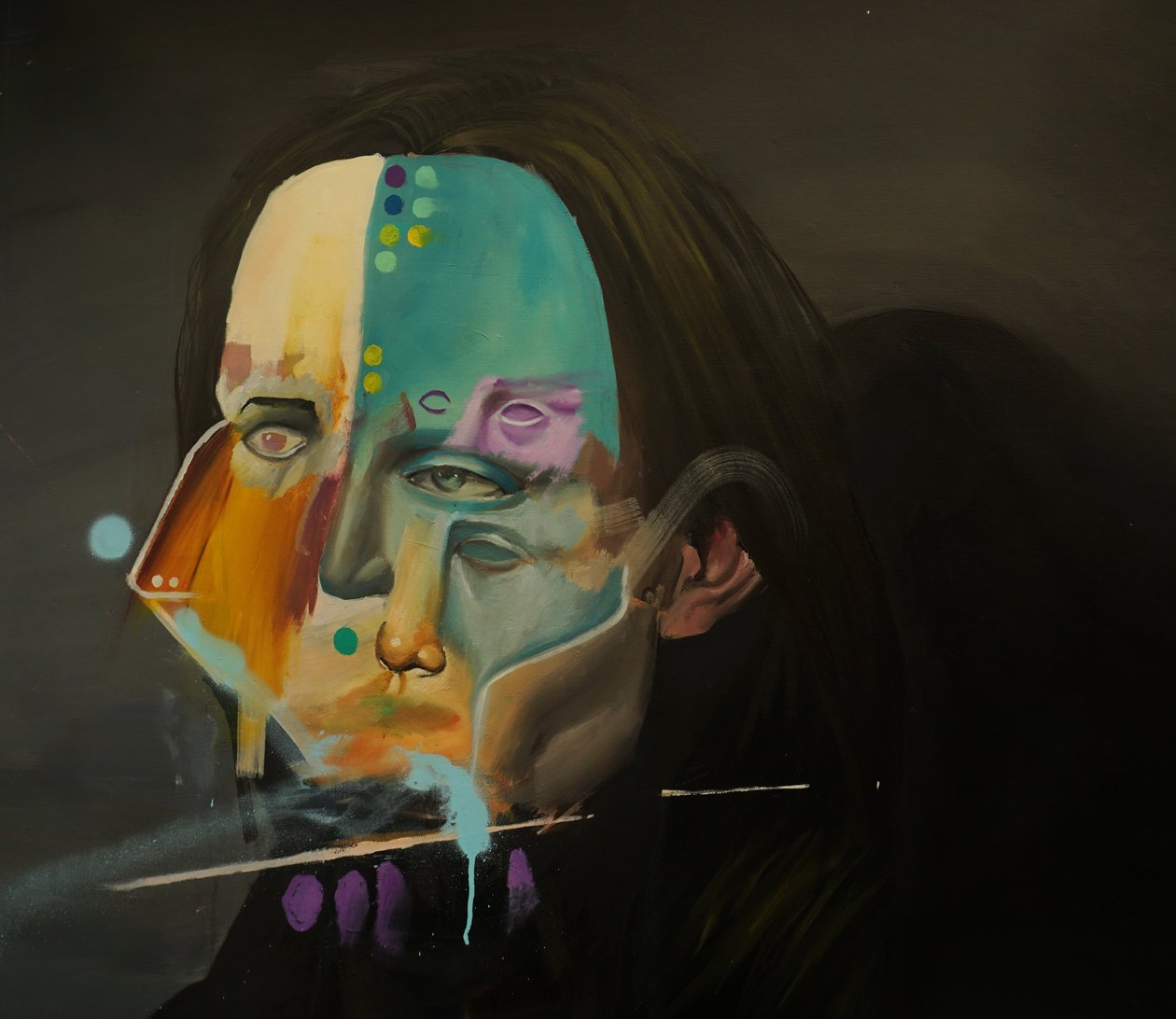 Portrait of a Lilac Night by Oscar Nin