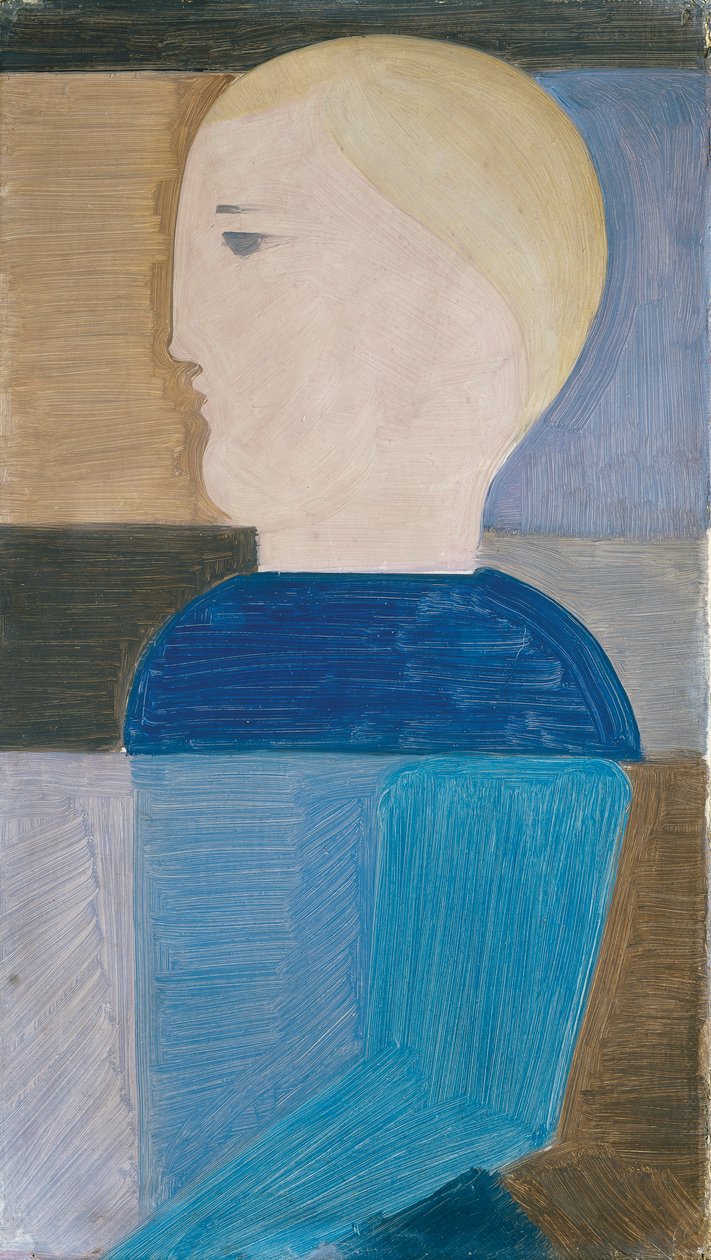 Half-Length Figure Turned to the Left by Oskar Schlemmer