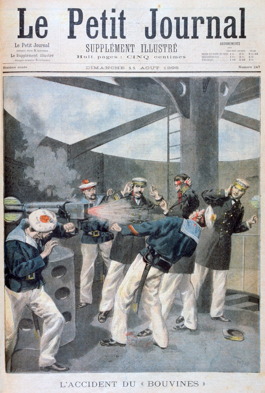 Accident on the French Warship Bouvines by Oswaldo Tofani