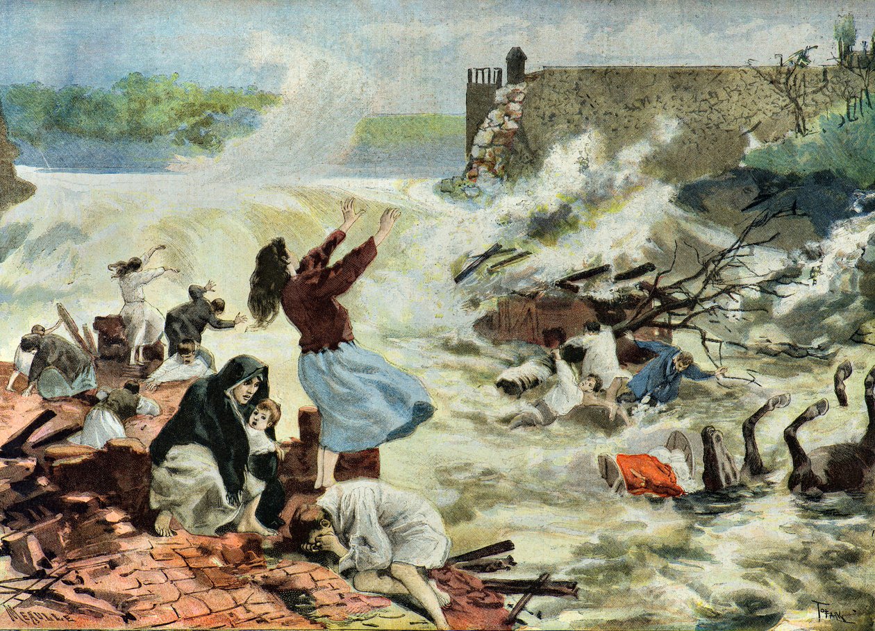 The Bouzey Disaster, 1895 by Oswaldo Tofani